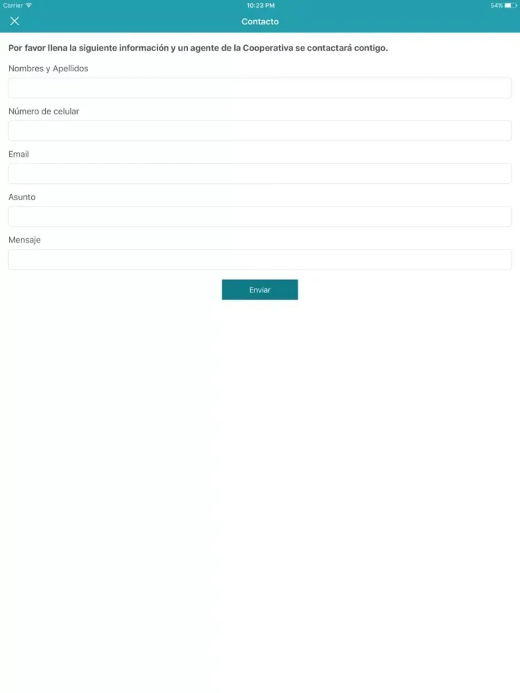 CAJA Online - Cooperativa CAJA iPad  स्क्रीनशॉट