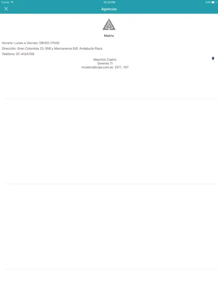 CAJA Online - Cooperativa CAJA iPad  स्क्रीनशॉट
