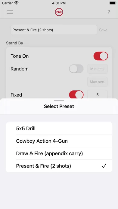 ShootOnTime: Par Timer سکرین شاٹس
