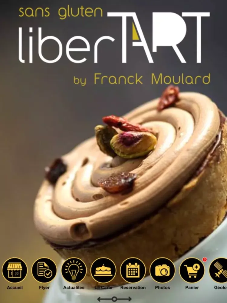 Tangkapan layar Liber'Tart iPad 