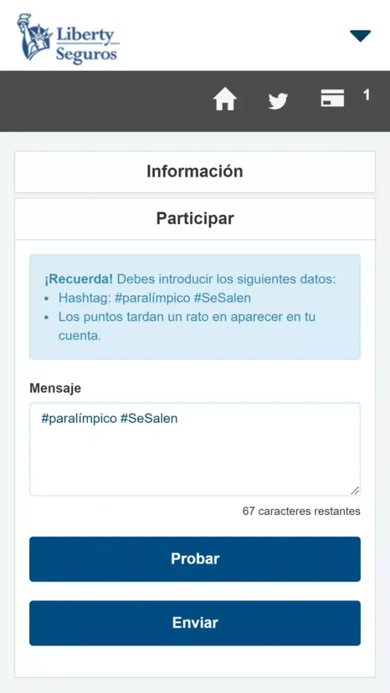 Screenshot di Liberty Comparte