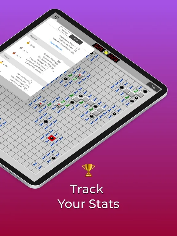 Tangkapan skrin Minesweeper Puzzle Bomb iPad 