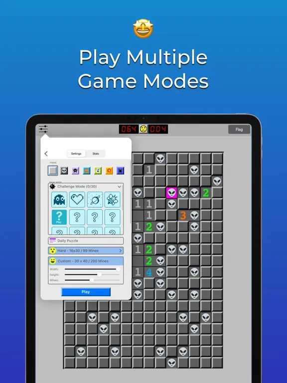 Tangkapan skrin Minesweeper Puzzle Bomb iPad 