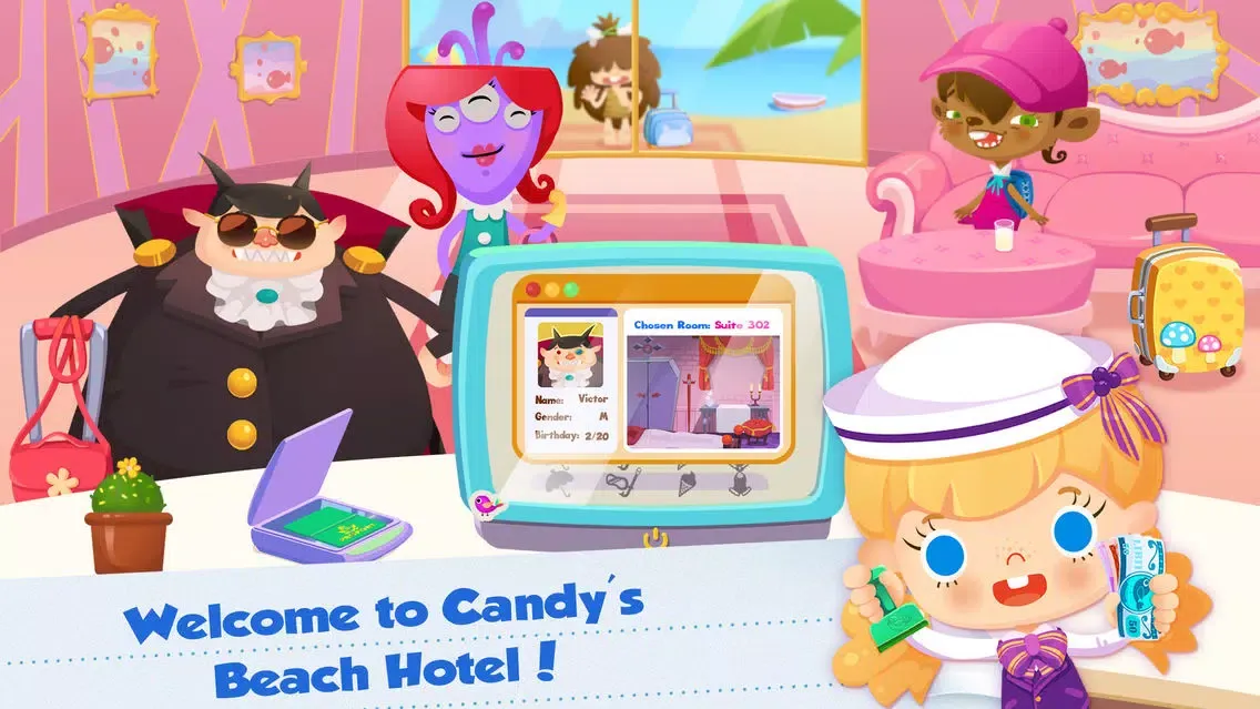 Candy's Vacation: Beach Hotel Screenshots