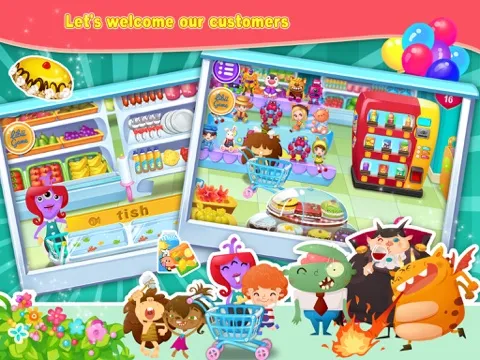 Candy's Supermarket - Kids Educational Games iPad  스크린샷