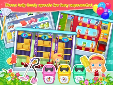 Candy's Supermarket - Kids Educational Games iPad  스크린샷