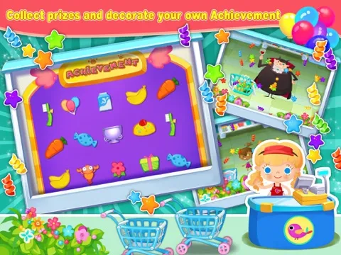 Candy's Supermarket - Kids Educational Games iPad  스크린샷