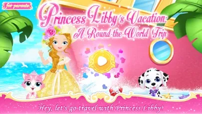Captures d'écran de Princess Libby's Vacation