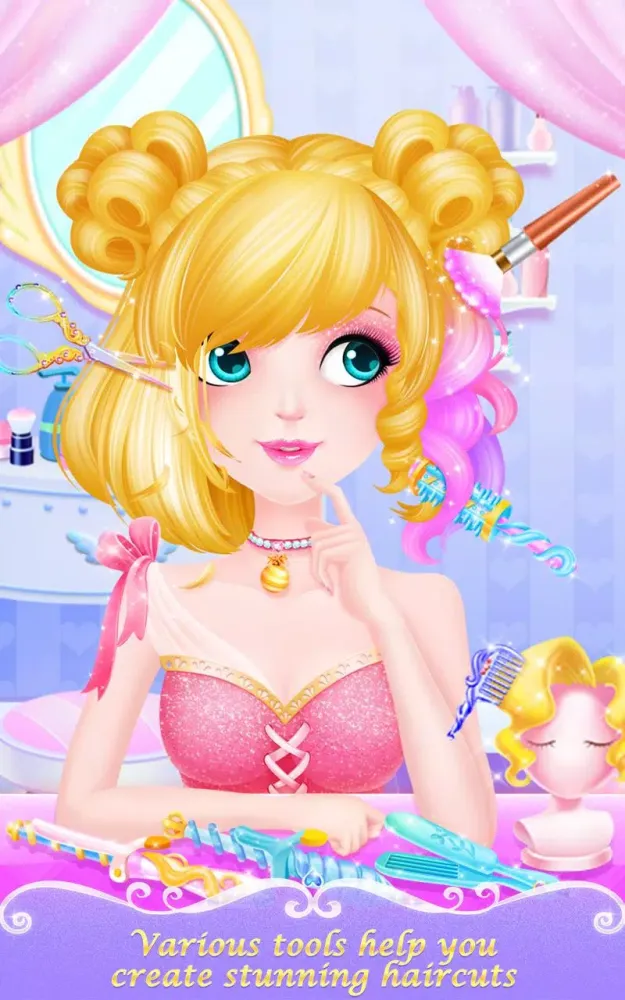 Tangkapan layar Sweet Princess Hair Salon
