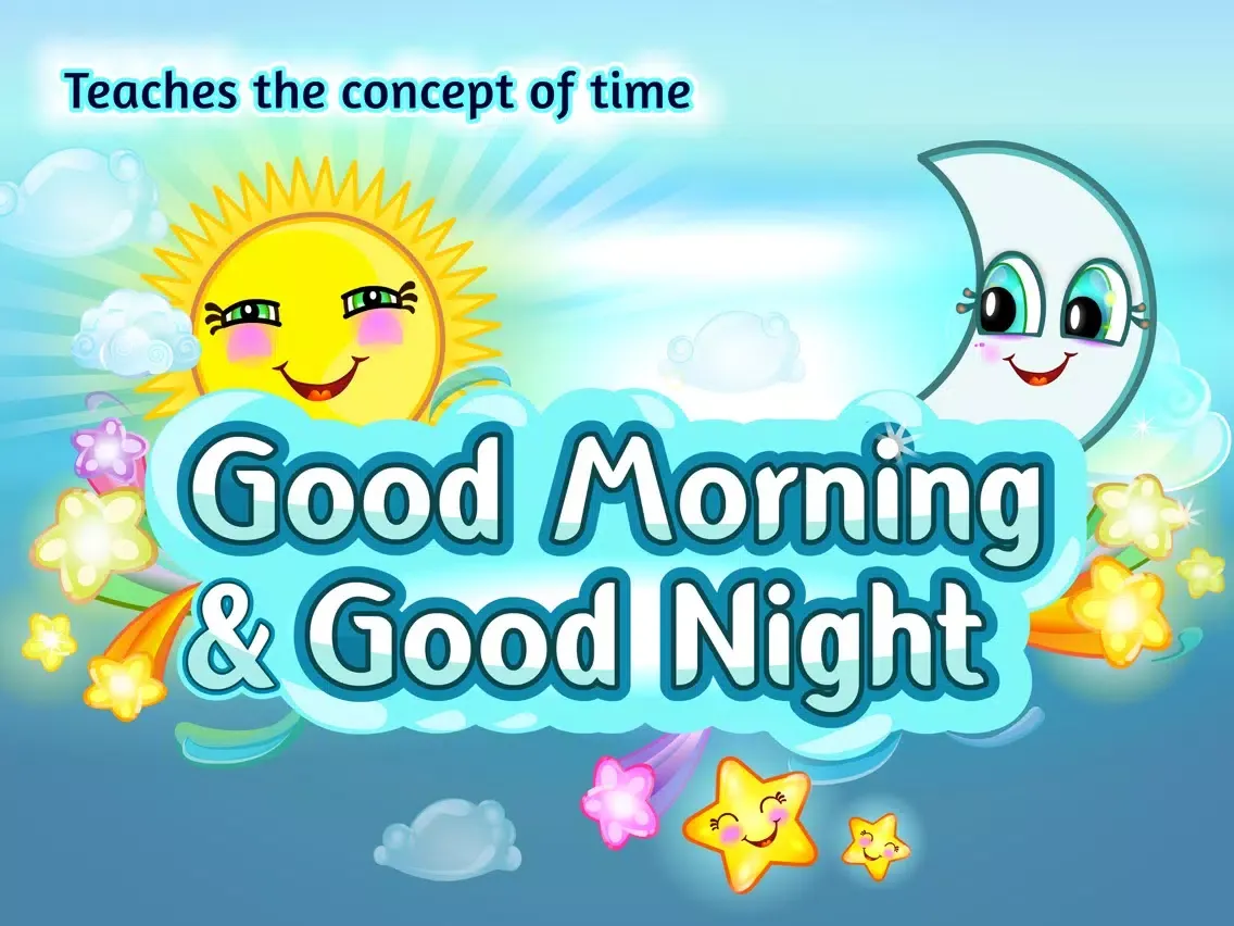 Screenshot di Good Morning & Good Night for Kids-Funny Timer Educational Game to Learn Routines & daily activities. iPad 
