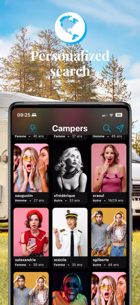 Captures d'écran de Campers