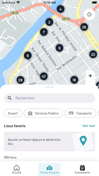 Captures d'écran de Libourne dans ma poche