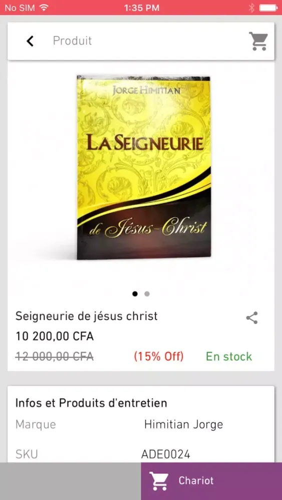 Librairie Fraiches Rosées سکرین شاٹس