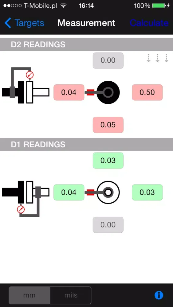Tangkapan layar Power Align Lite - Shaft Alignment Professional Calculator