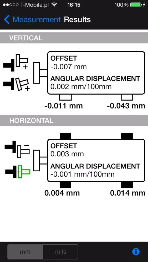 Tangkapan layar Power Align Lite - Shaft Alignment Professional Calculator