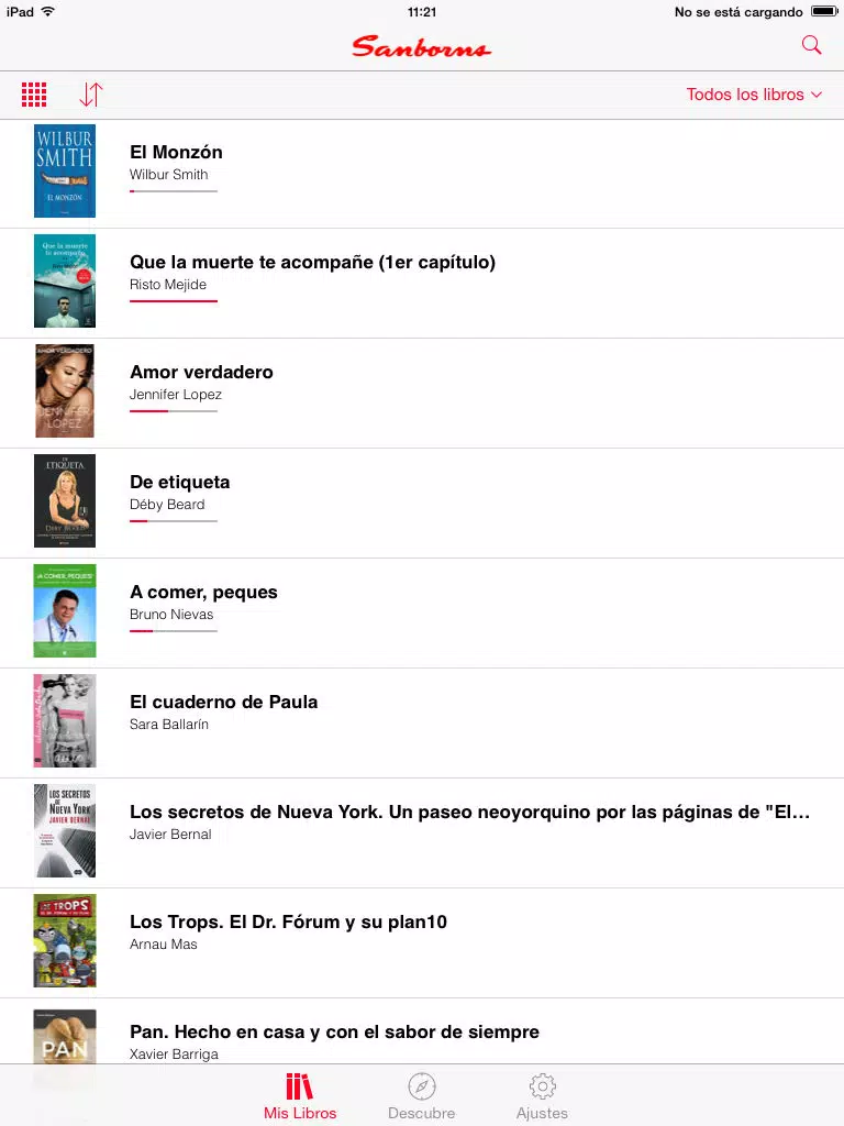Captures d'écran de Sanborns S Libros iPad 