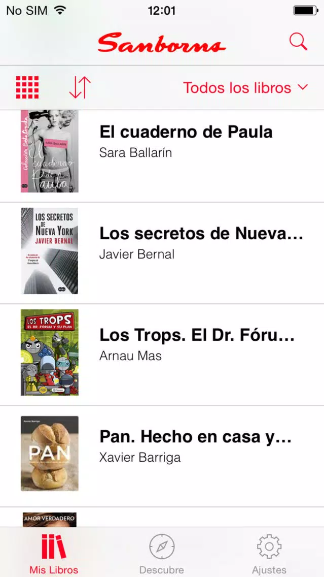 Captures d'écran de Sanborns S Libros
