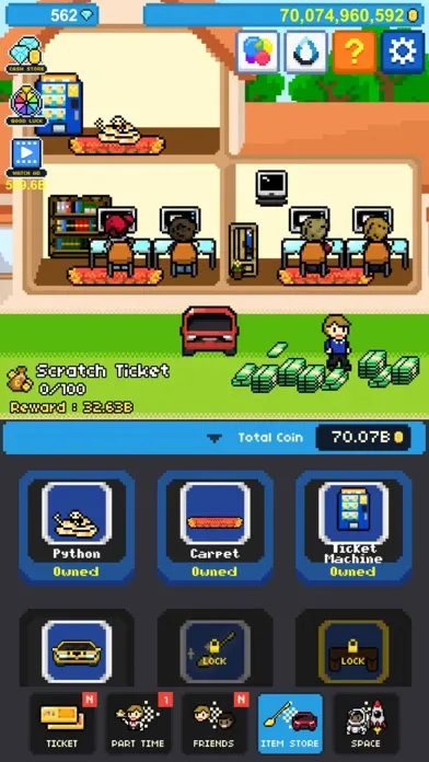 Capturas de pantalla de Rags to Riches : Money Clicker