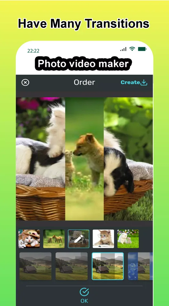 Photo video maker with music 스크린샷