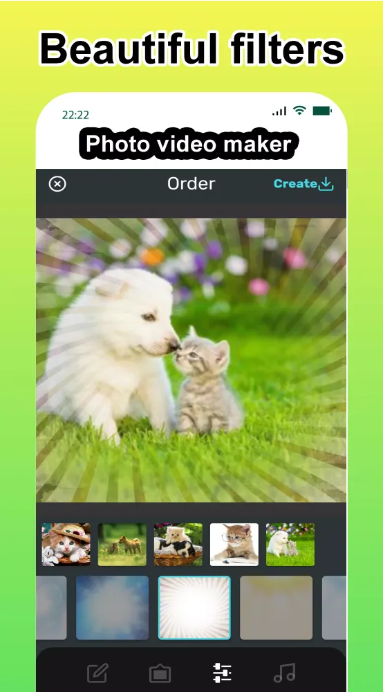 Photo video maker with music 스크린샷