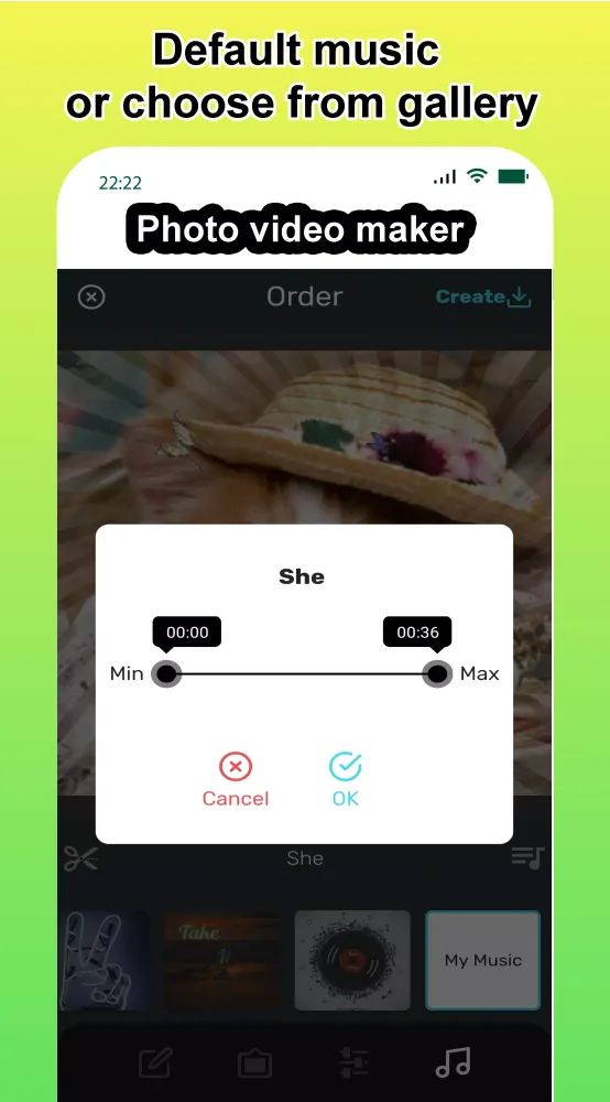 Photo video maker with music 스크린샷