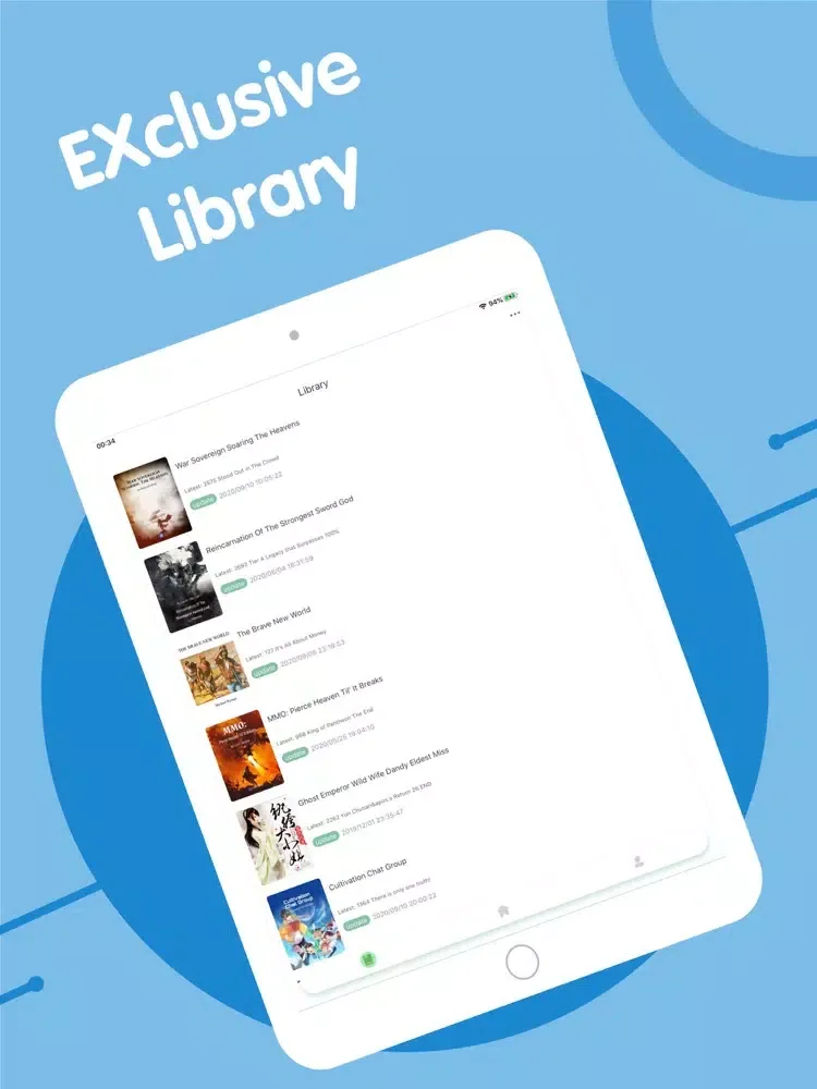 Screenshot di Novel Library- Wuxia Chinese iPad 