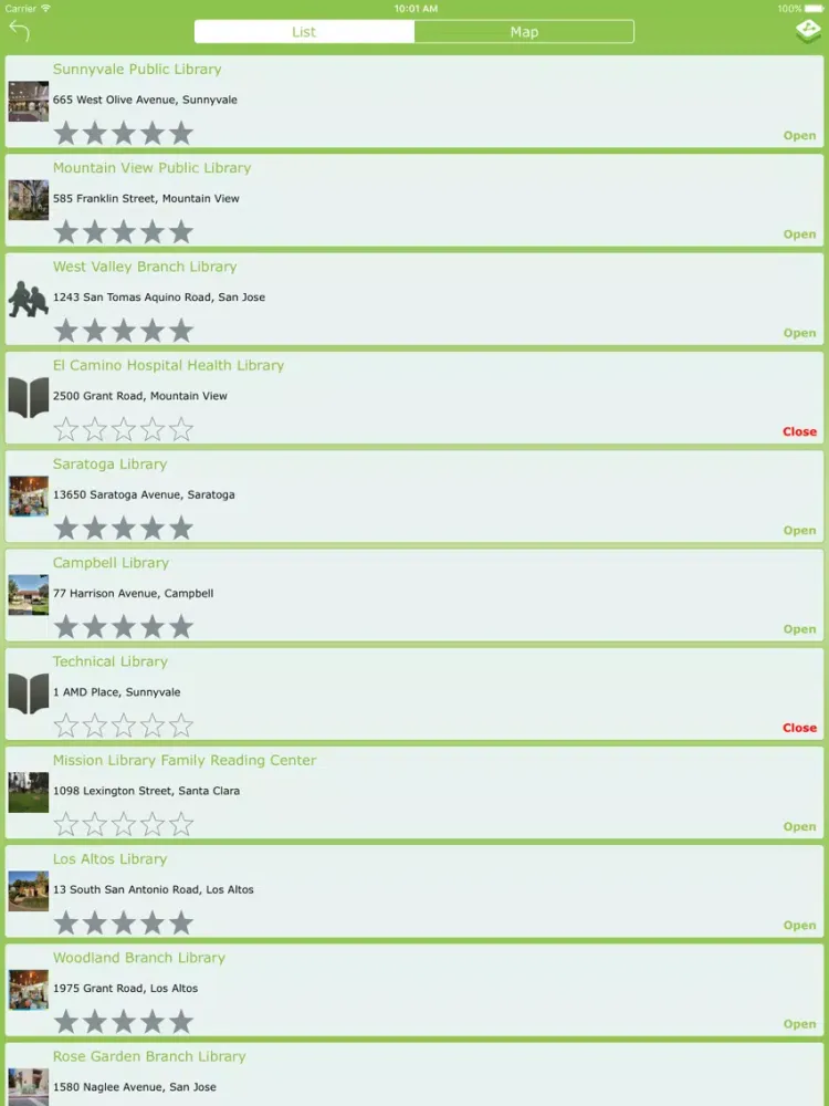 Library Finder : Nearest Library iPad 應用截圖