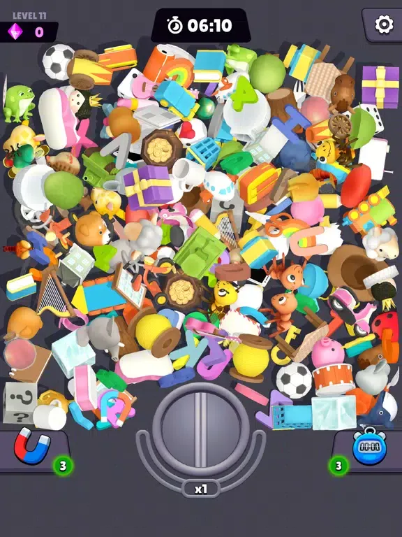 Capturas de tela do Match Match 3D iPad 