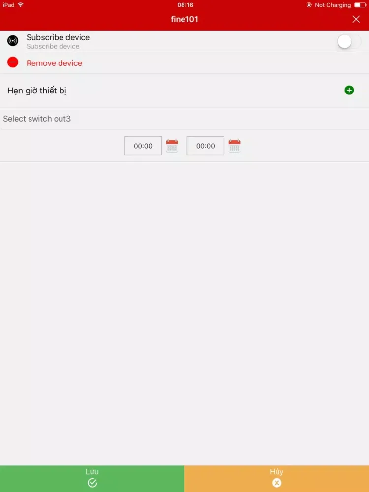 Capturas de tela do EcoSmart iPad 