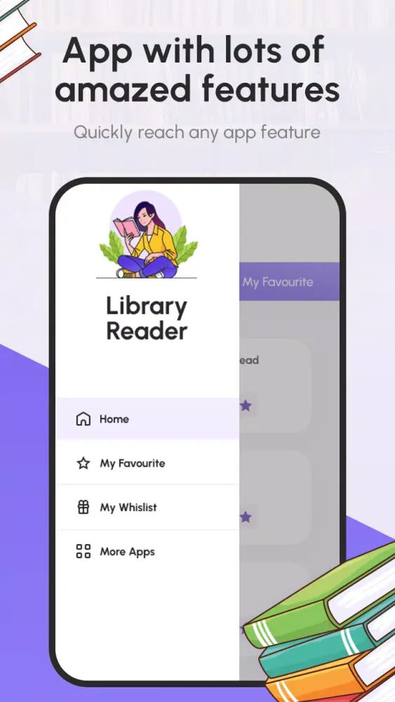 Captures d'écran de My Library-Real Books Library
