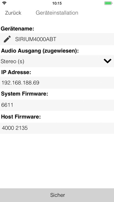 Tangkapan layar Hama Smart Audio