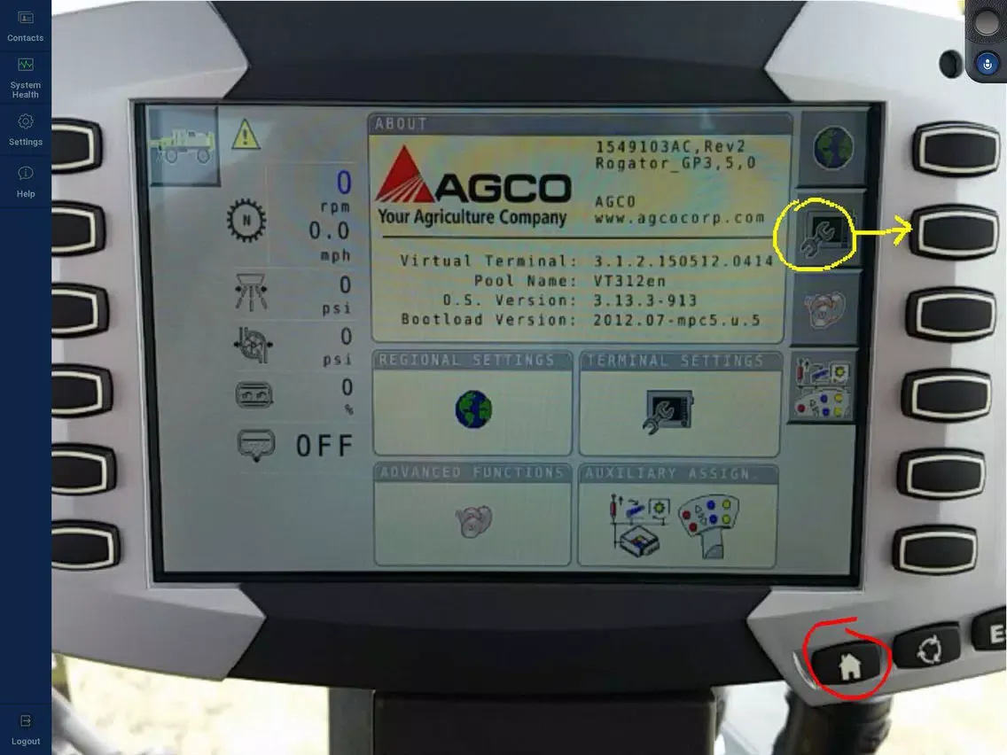 Capturas de pantalla de Ziegler Onsight iPad