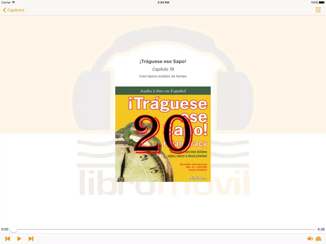 Screenshot di ¡Tráguese ese Sapo! - Brian Tracy iPad 