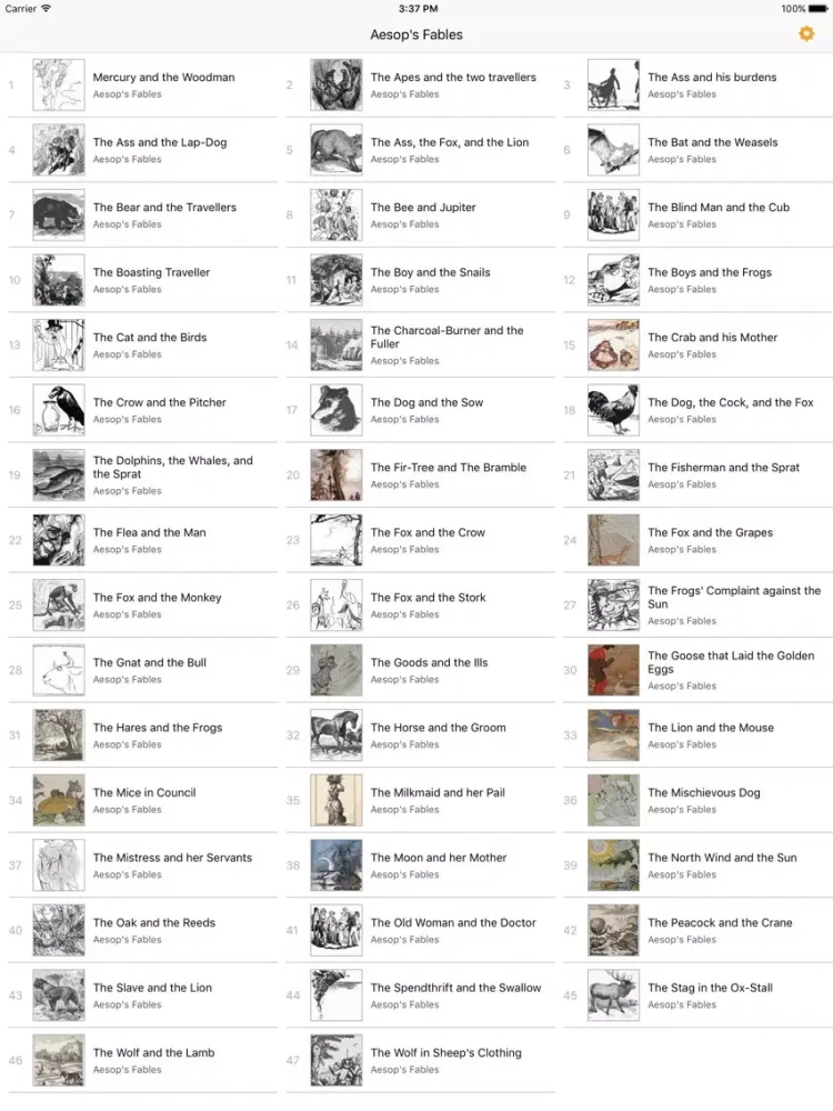 تصاویر Aesop's Fables – AudioBook iPad 