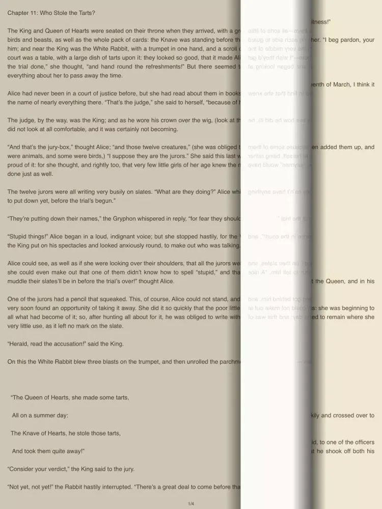 Alice's Adventures in Wonderland – AudioEbook iPad  スクリーンショット