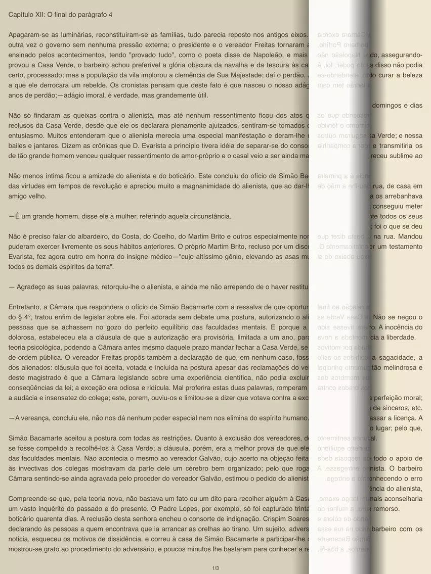 ภาพหน้าจอของ O Alienista de Machado de Assis iPad 