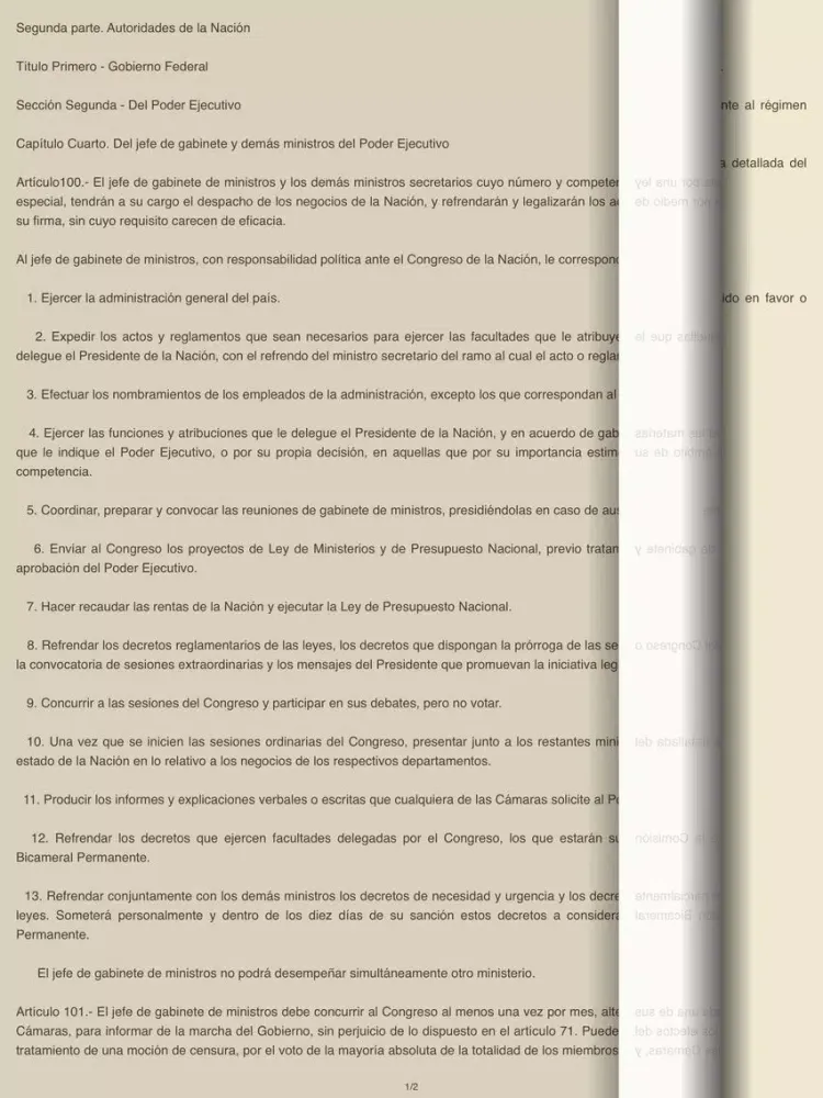 Constitución de la Nación Argentina iPad 應用截圖