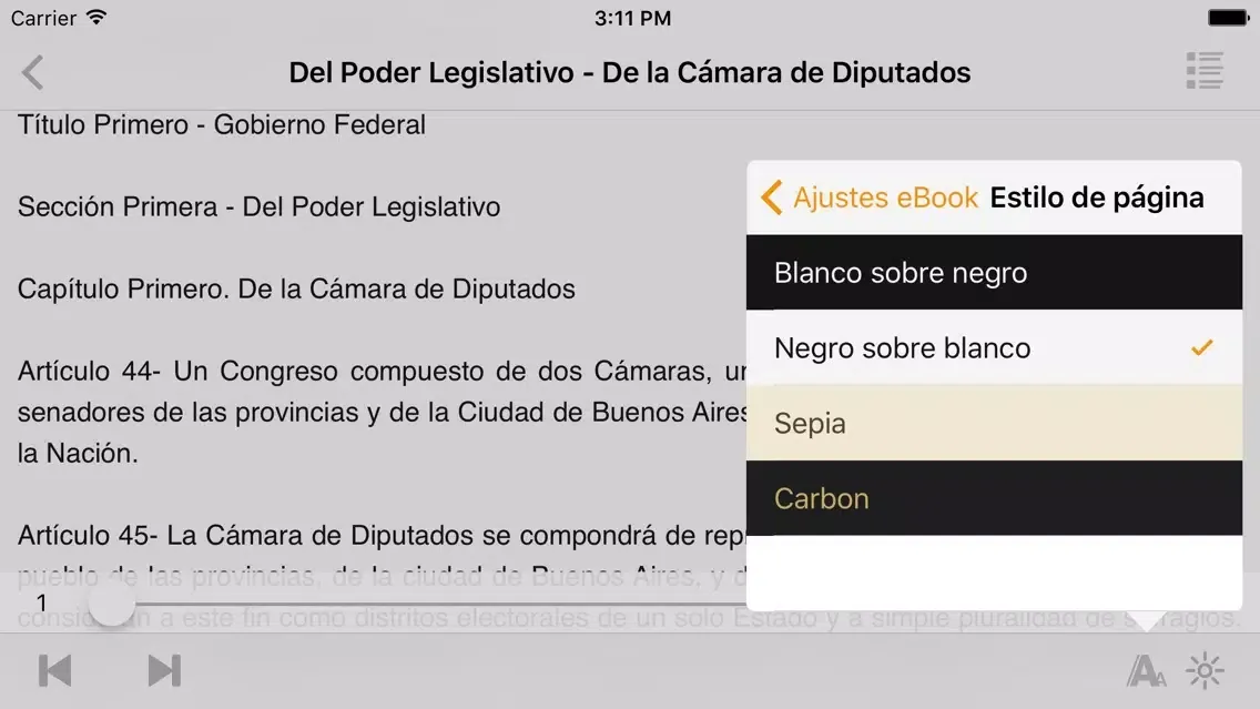 Constitución de la Nación Argentina應用截圖