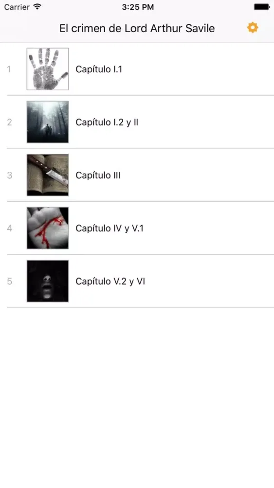 El crimen de Lord Arthur Savile - AudioEbook Screenshots
