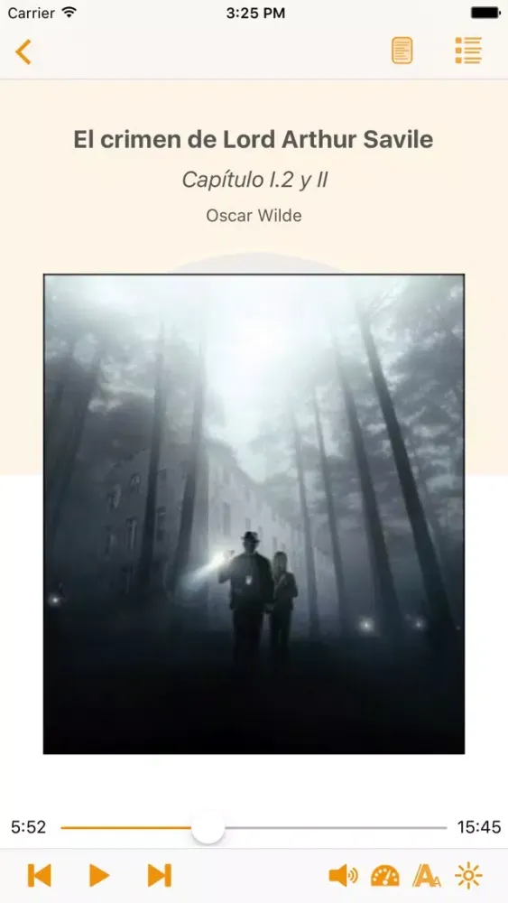 El crimen de Lord Arthur Savile - AudioEbook Screenshots