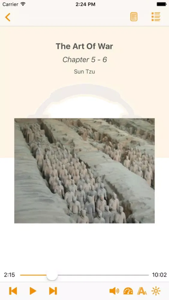 Screenshot di The Art Of War - Sun Tzu. AudioEbook