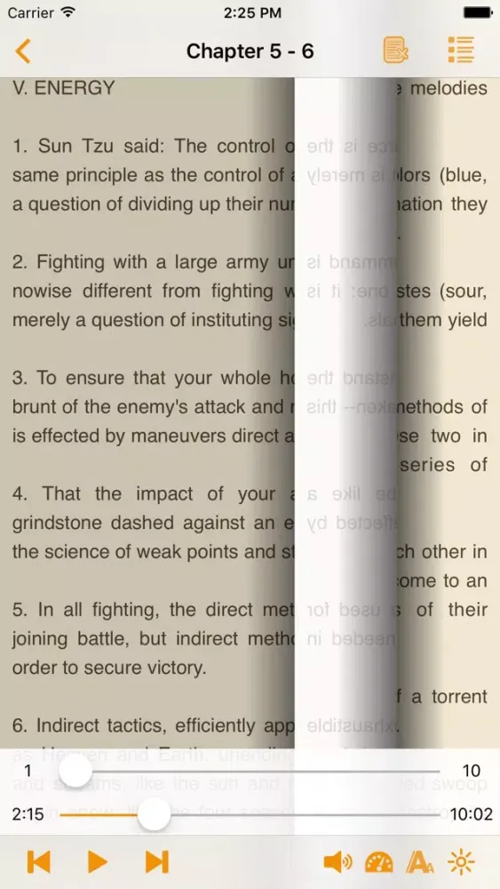 Screenshot di The Art Of War - Sun Tzu. AudioEbook