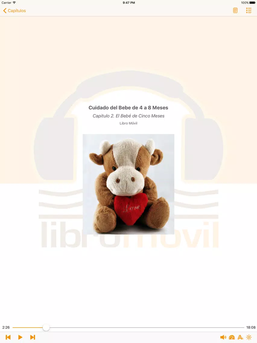 صور Cuidado del Bebe de 4 a 8 Meses - AudioEbook iPad 