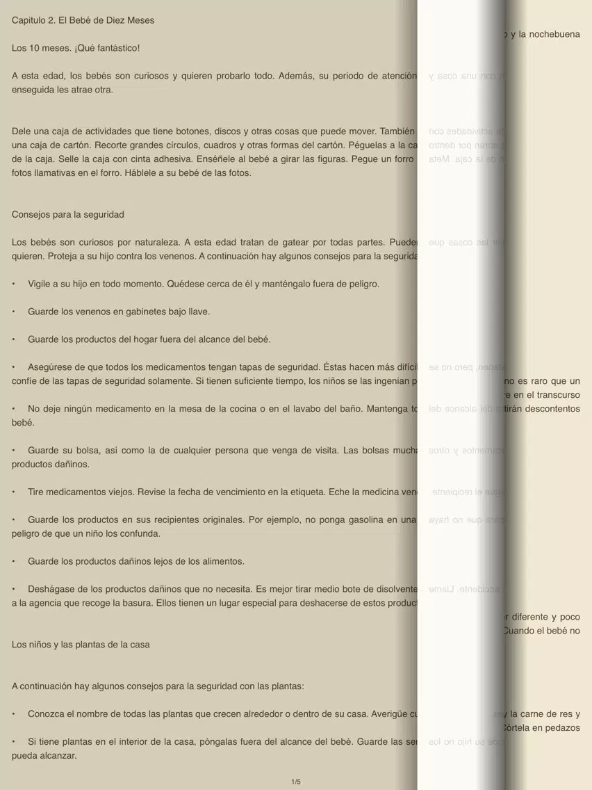 Cuidado del Bebe 9 a 12 meses – AudioEbook iPad  スクリーンショット