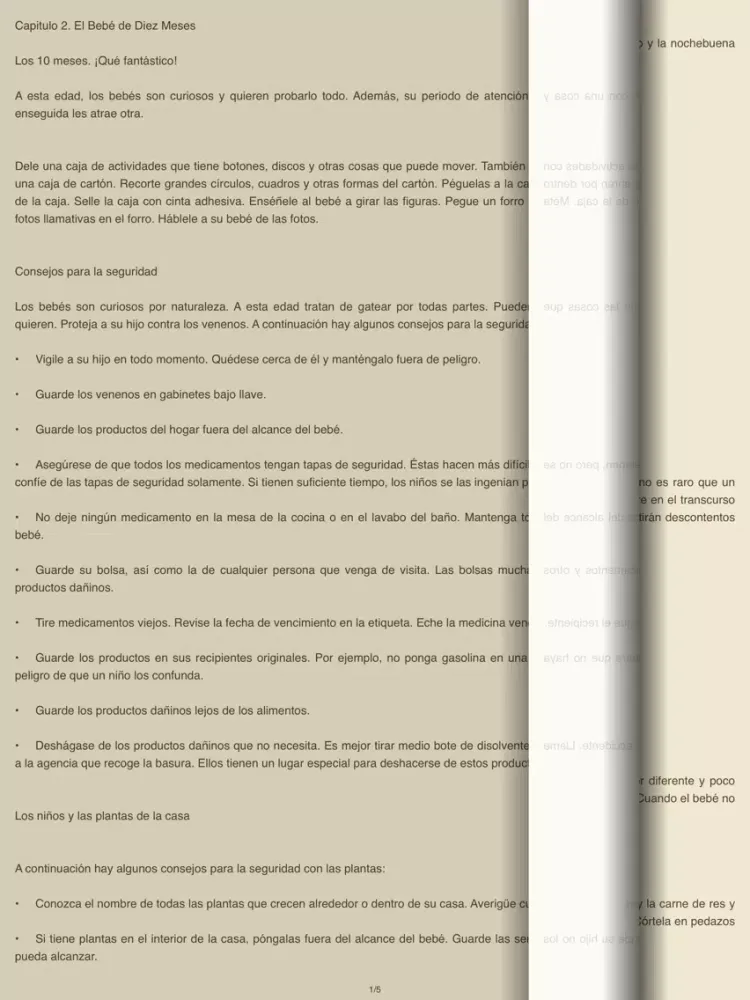 Cuidado del Bebe 9 a 12 meses – AudioEbook iPad  स्क्रीनशॉट