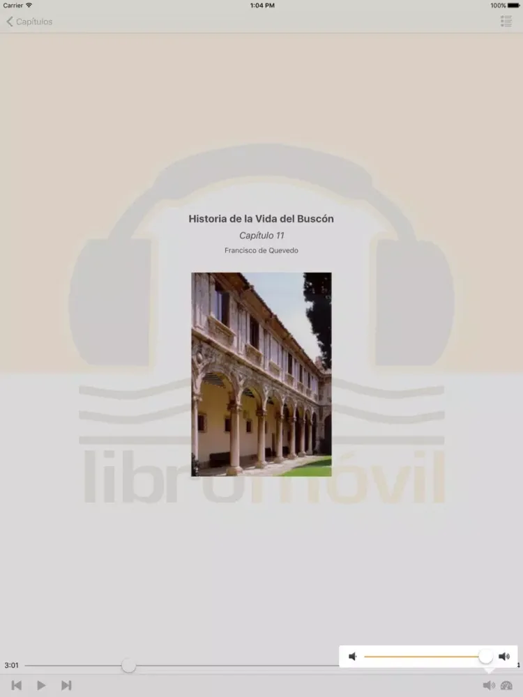 Historia de la Vida del Buscón - Audiolibro iPad 应用截图