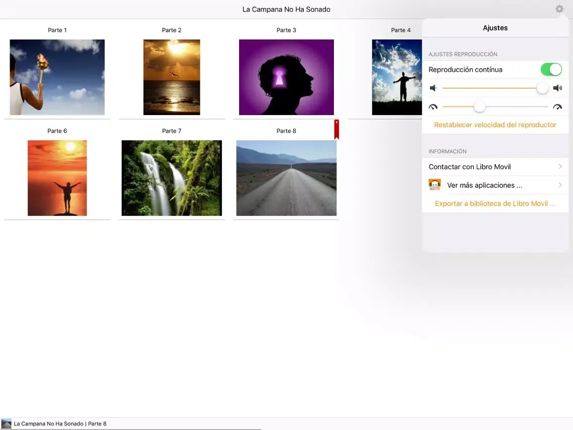 La Campana no ha Sonado - Audiolibro de Autoayuda iPad 应用截图