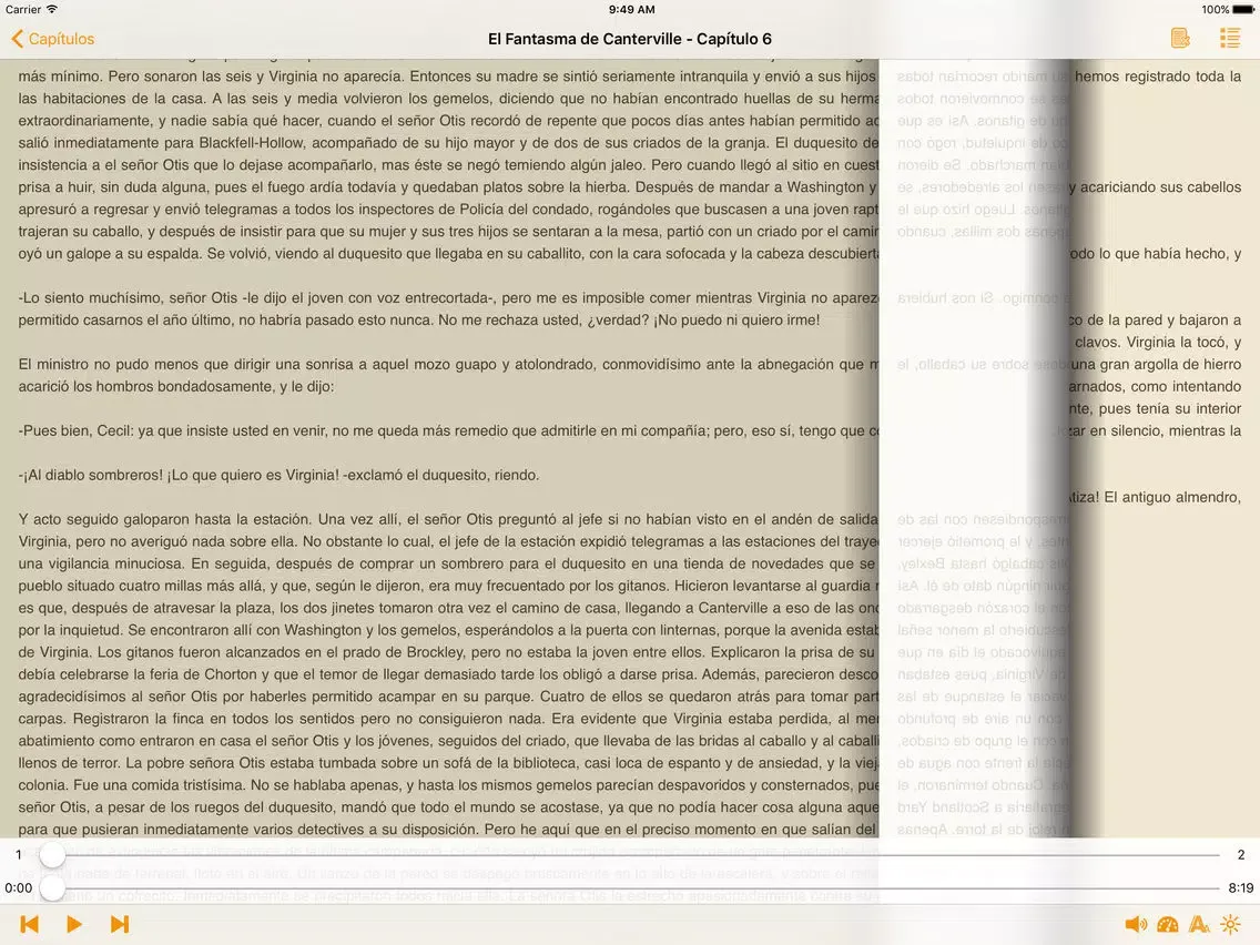 El Fantasma de Canterville de Oscar Wilde iPad  Ekran Görüntüleri