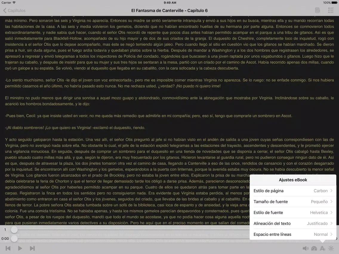 El Fantasma de Canterville de Oscar Wilde iPad  Ekran Görüntüleri