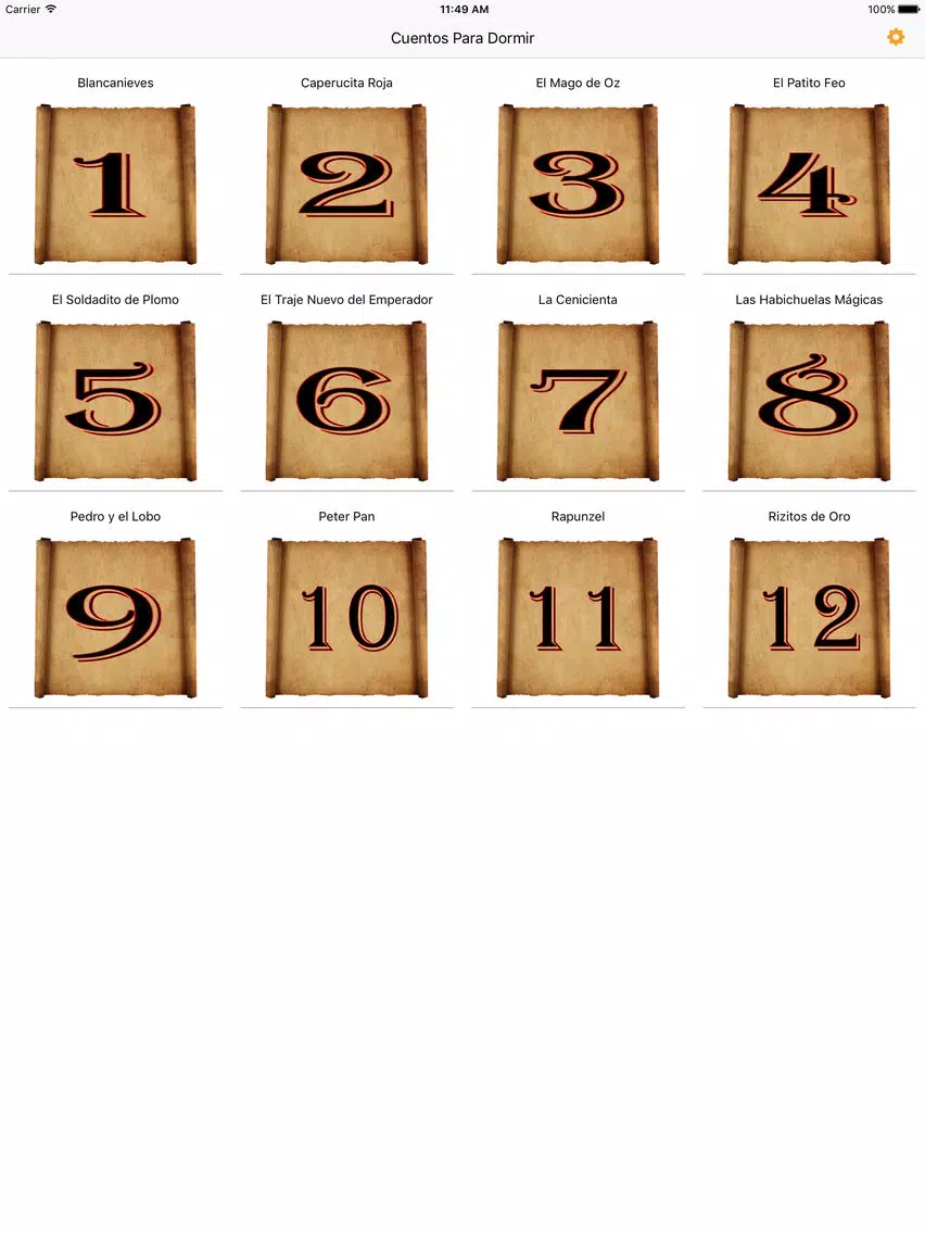 Capturas de tela do Cuentos Para Dormir - Audiolibro iPad 